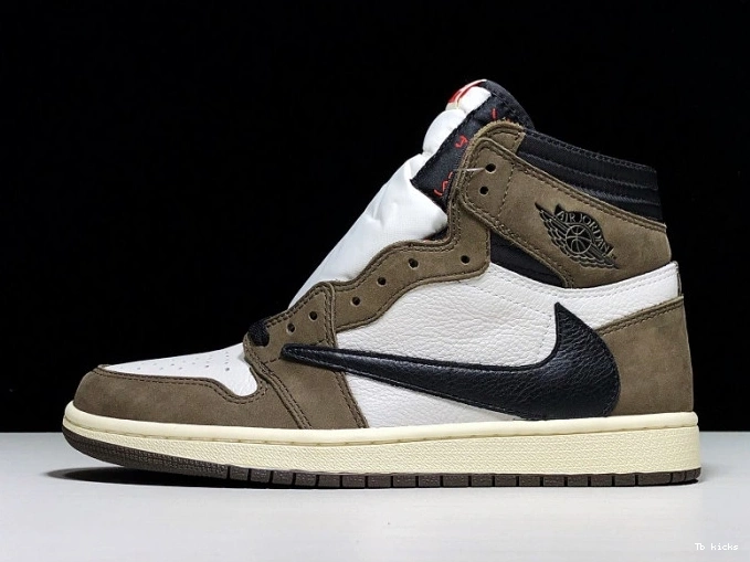 Rep TBK x 1 OG Jordan Scott Travis - Retro Air High 'Mocha' 100 CD4487 0702